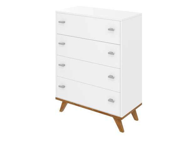 Kommode Falco Braun - Weiß - Holzwerkstoff - 69 x 92 x 35 cm