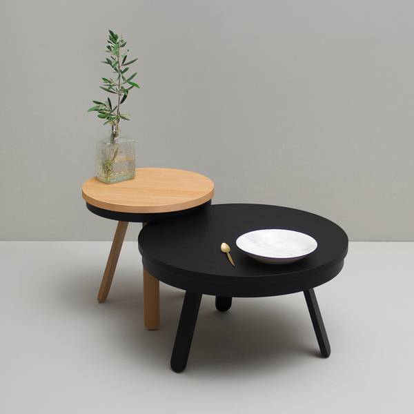Batea M Couchtisch Schwarz