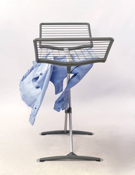 Standtrockner Premium FASHIONDRY PLUS Weiß - Kunststoff - 58 x 14 x 122 cm