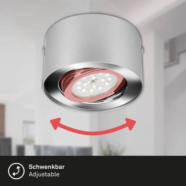 LED-Deckenleuchte  Tube Eisen - 1-flammig