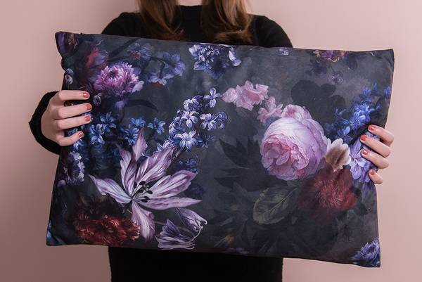 Dekokissen Yuliana Grün - Kunststoff - 40 x 4 x 60 cm