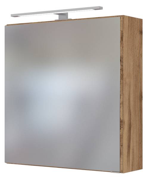 Waschtisch-Set Davos 90cm Braun - Holzwerkstoff - 90 x 180 x 47 cm