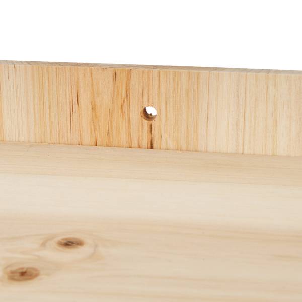 Nestkast roodborstje bouwpakket bruin - plaatmateriaal op houtbasis - 22 x 36 x 21 cm