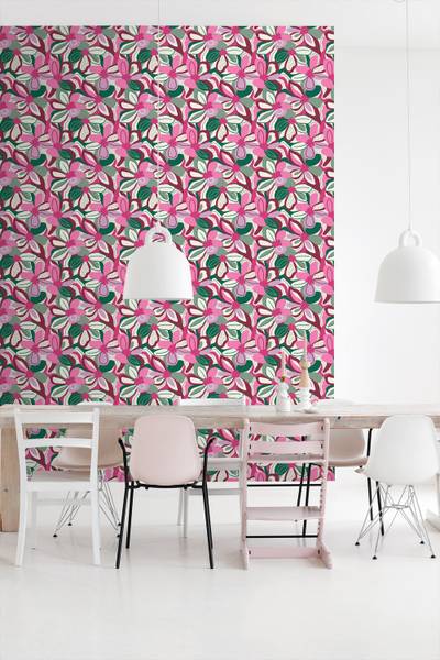 Tapete 131131 Pink - Papier - 50 x 900 x 50 cm