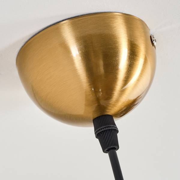Pendelleuchte Cesaro Grau - Silber - Metall - 36 x 124 x 36 cm