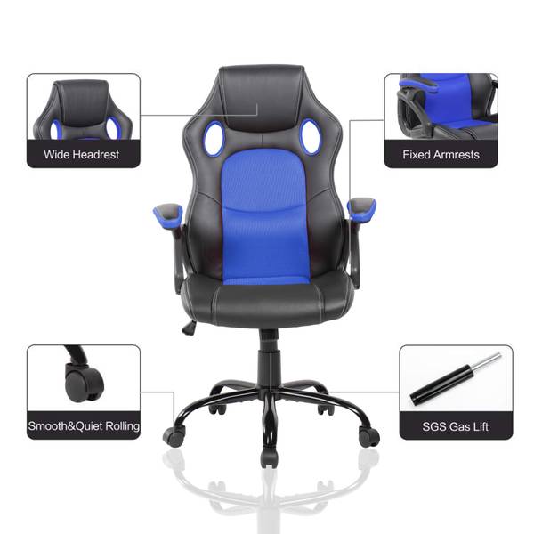 Bürostuhl RE6209 Blau