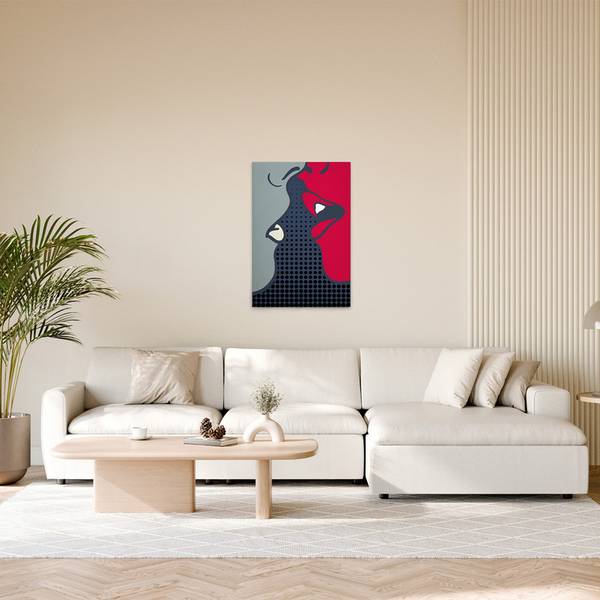 Leinwandbild The Kiss 60 x 90 cm