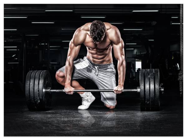 Fotobehang Sporter Training 500 x 350 x 350 cm