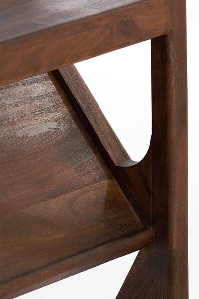 Schrank YUKI Braun - Holz teilmassiv - 40 x 160 x 120 cm