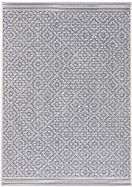 In-/Outdoorteppich Metro Blau - 160 x 230 cm