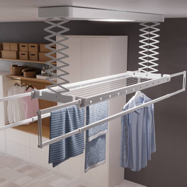 Elektro-Wäscheständer für die Decke PRO Breite: 160 cm