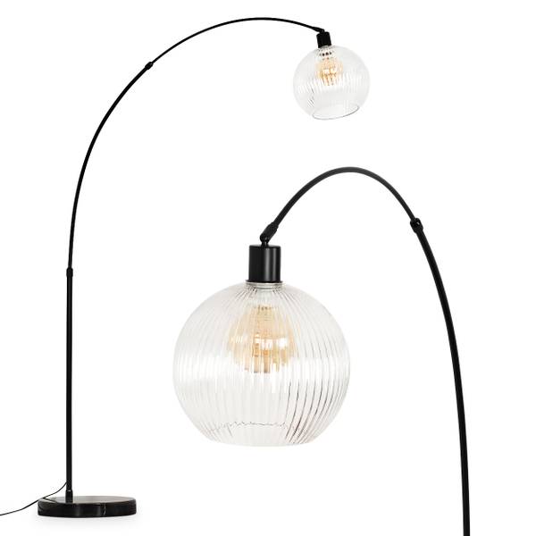 Stehlampe Cesaro Metall - Stein - 45 x 170 x 143 cm