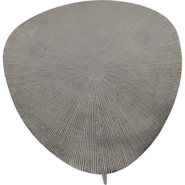 Gartentisch SHINE Silber - Metall - 42 x 44 x 42 cm