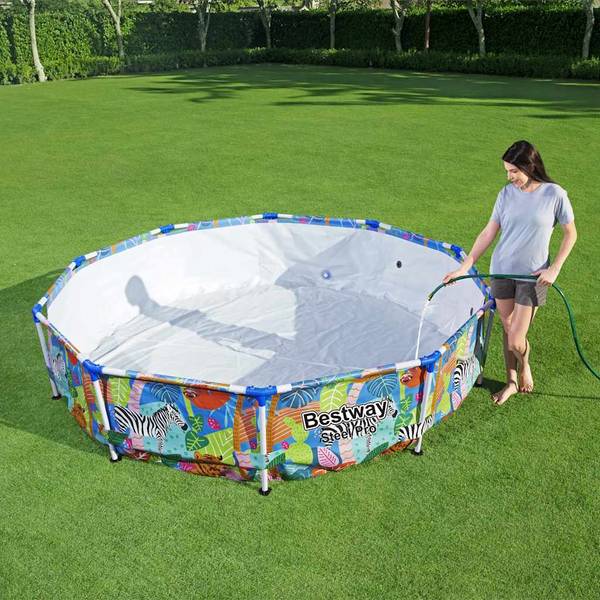 Swimmingpool 3202461 Metall - 305 x 66 x 305 cm