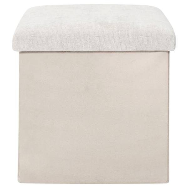 Sitzhocker HH-MAVI Beige - 38 x 38 x 38 cm