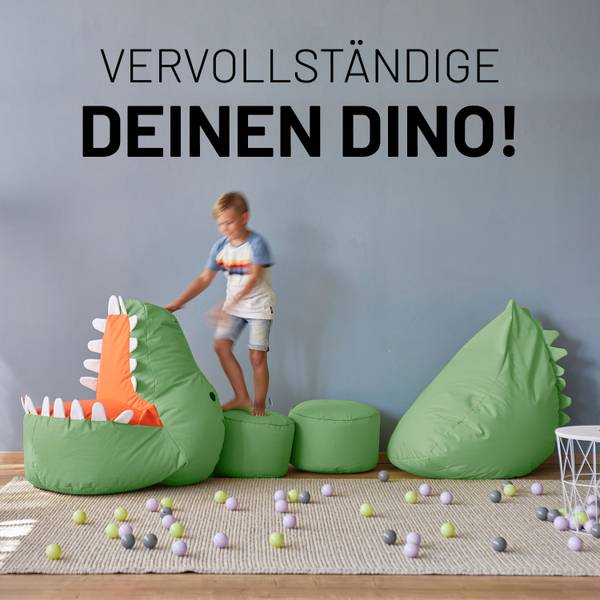 Sitzsack Animal Line Dino Hellgrün