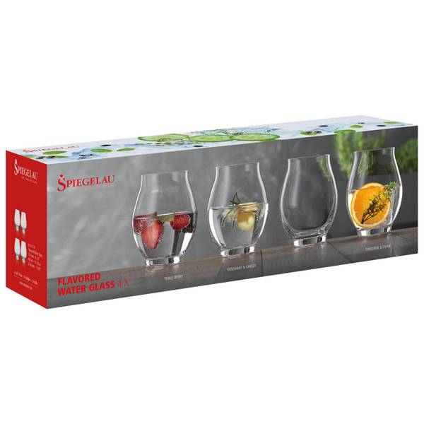 Wassergläser Special Glasses 4er Set Glas - 9 x 12 x 9 cm