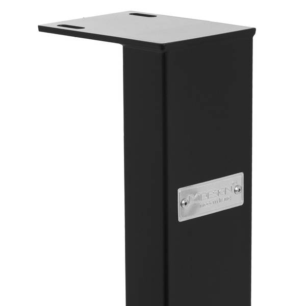Tischgestell U-Gestell 2er Set Schwarz - Samt - 8 x 74 x 70 cm