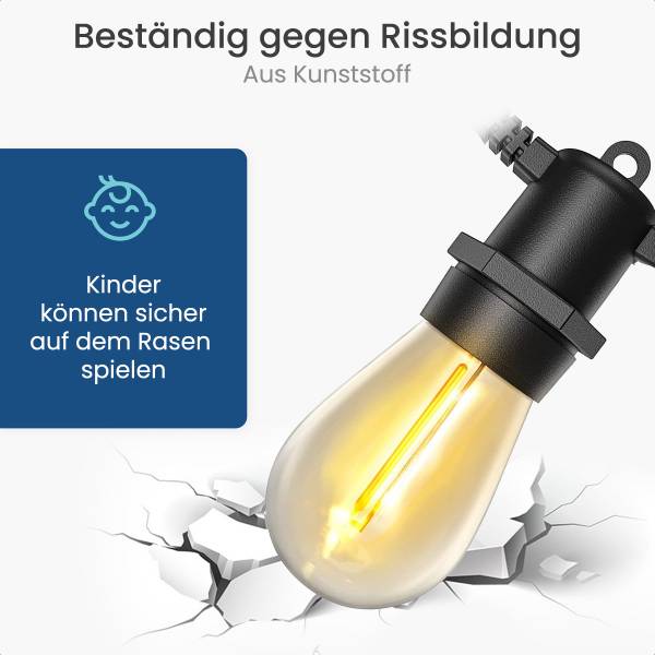 LED-Lichterkette Maxi Tiefe: 1500 cm