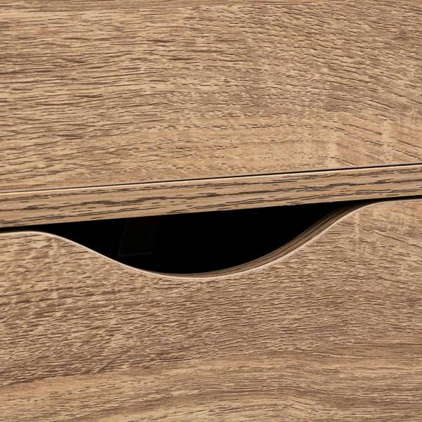 Rollturm BASIC Beige - Holzwerkstoff - 29 x 80 x 33 cm