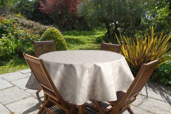 Tischdecke GARDEN/11G Beige - Textil - 140 x 1 x 220 cm