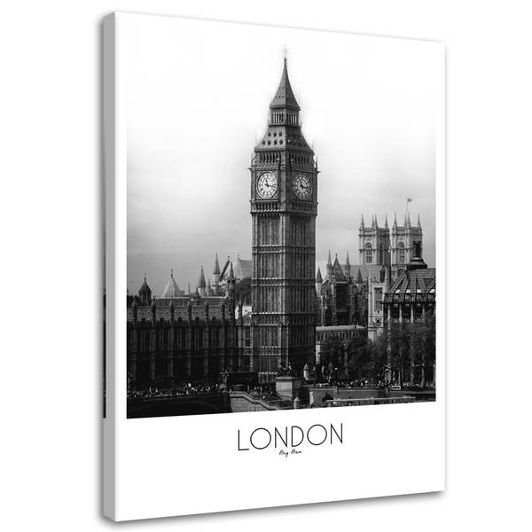 Tableau déco londres big ben 60 x 90 cm