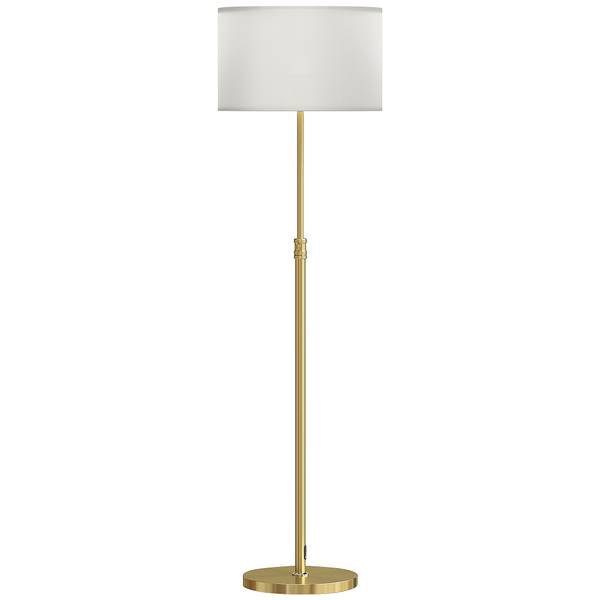 Staande lamp B31-625V91GD goud - linnen - staal - 40 x 168 x 40 cm