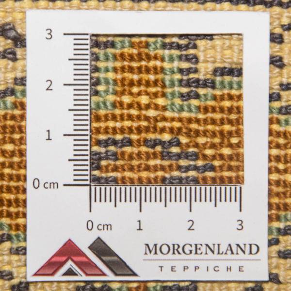Orientteppich Oriental Beige - Wolle - 126 x 1 x 184 cm