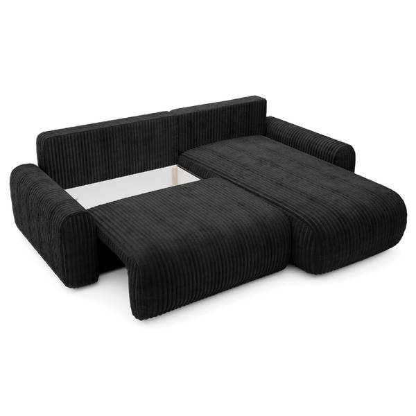 Hoekbank LELU zwart