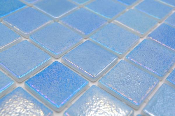 Mosaikfliesen 220-P55381 Blau - Glas - 32 x 32 x 32 cm