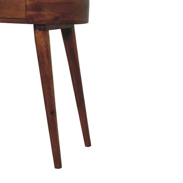 Console Albion Marron - Manguier - 60 x 78 x 30 cm
