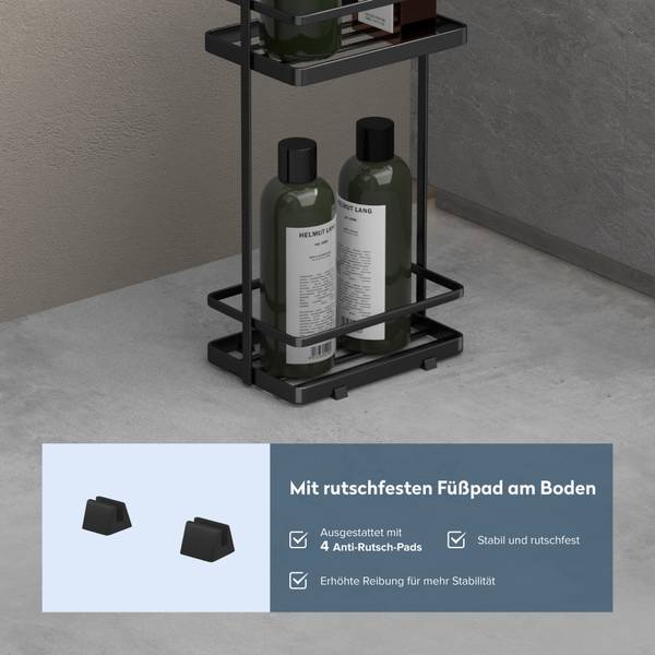 Bad-Standregale Reglo-02 Schwarz
