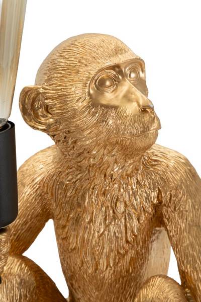 Tafellamp Monkey Seduta O goud - hars - 33 x 32 x 33 cm