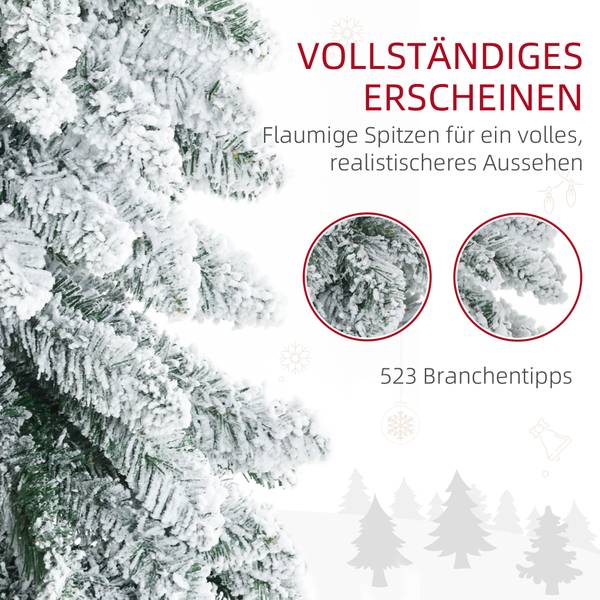 Weihnachtsbaum 830-726V01GN Grün - Kunststoff - 74 x 180 x 74 cm