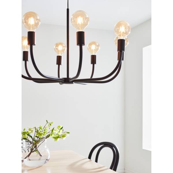 Amistoso Pendentif Noir - Métal - 75 x 47 x 75 cm