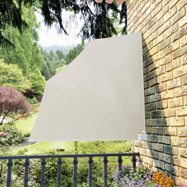 Seitenmarkise M684185 Creme - 140 x 140 x 140 cm