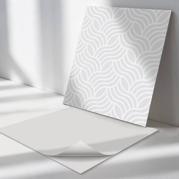 Fliesen Wellen Harmonie 4er Set 50 x 50 cm
