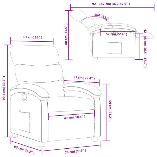 Relaxsessel 3032262-2 Braun