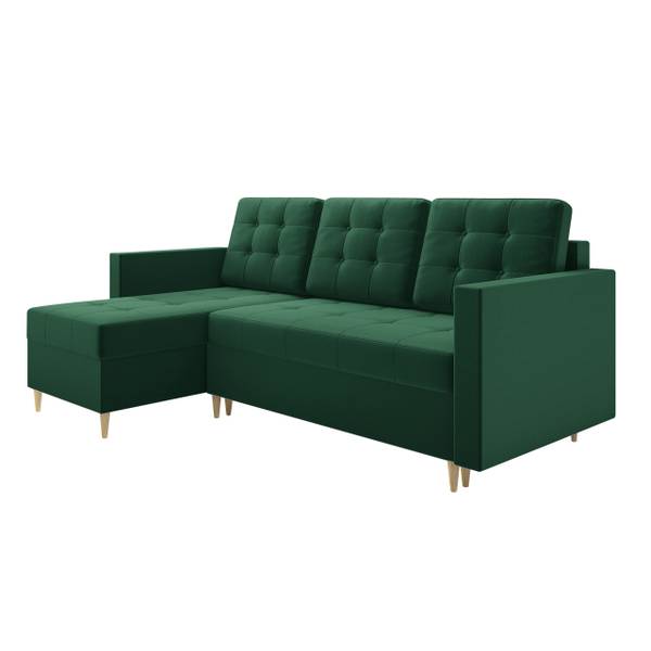 Ecksofa mit Schlaffunktion Lizbona Grün