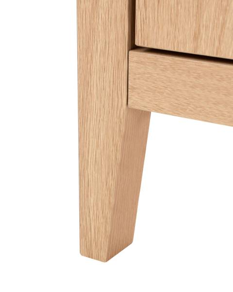 Vitrine MONTREAL Braun - Bambus - 78 x 180 x 39 cm