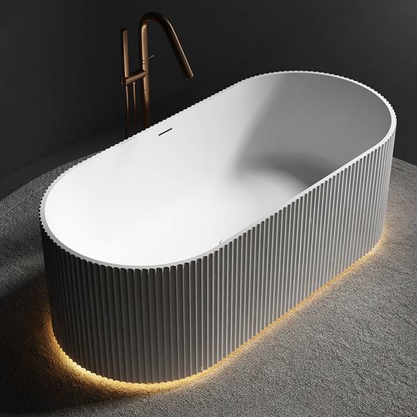 Badewannen TW-7681-150 Weiß - Kunststoff - 75 x 58 x 150 cm