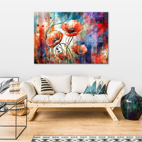 Canvas schilderij Abstracte kunst 120 x 80 cm
