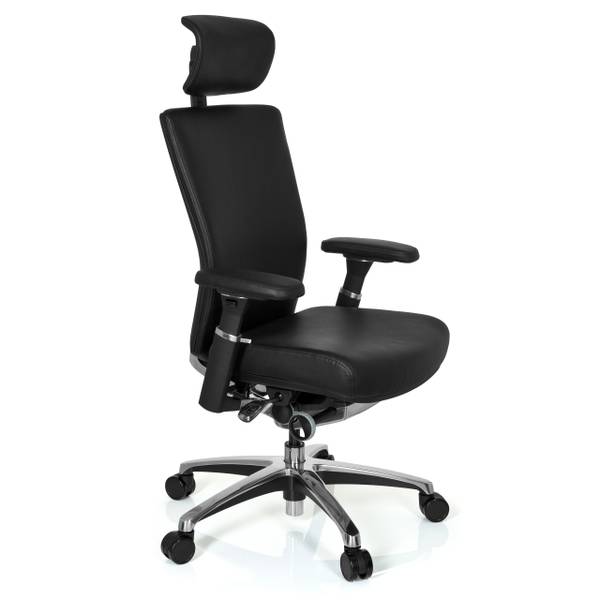 Bürostuhl NOVA Schwarz - Flachgewebe - 57 x 106 x 52 cm