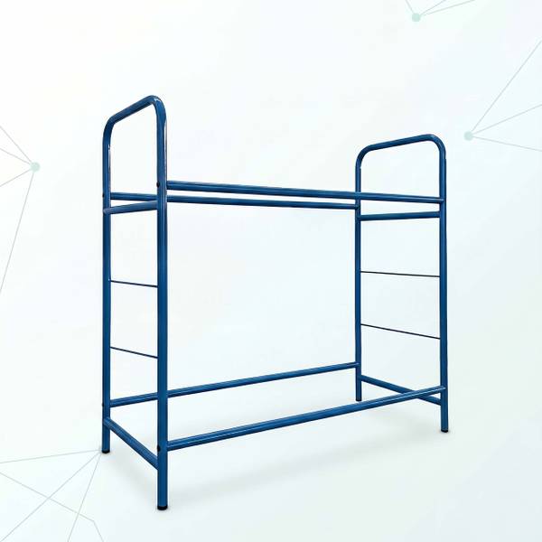 Reifenregal aus Stahl Blau - Breite: 106 cm