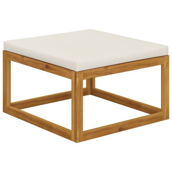 Mobilier de jardin 3009697-10 lot de 7 Blanc - Bois massif - 68 x 29 x 68 cm