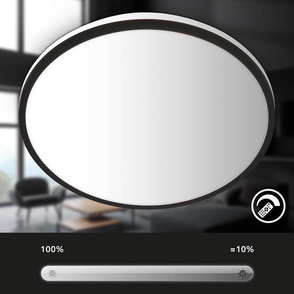 LED Deckenleuchte 3821015 Schwarz