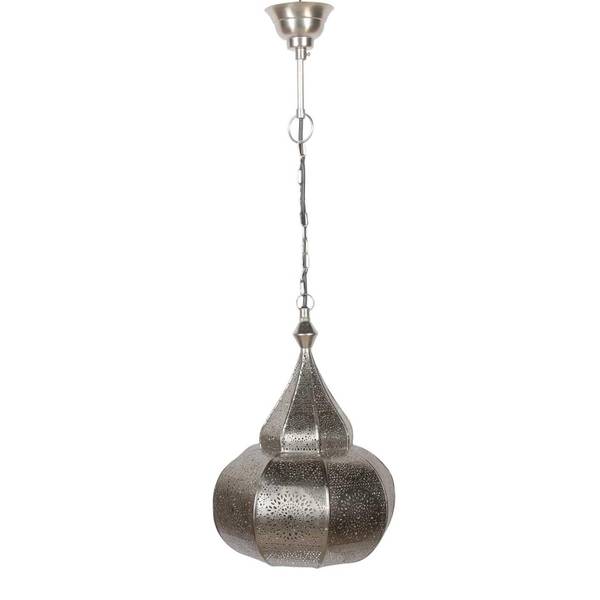 Deckenlampe Layoune Silber - Metall - 30 x 40 x 30 cm