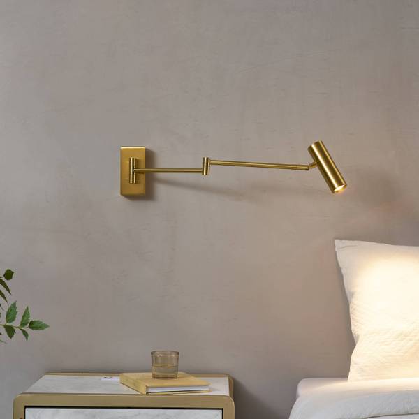 Wandleuchte Rimio Gold