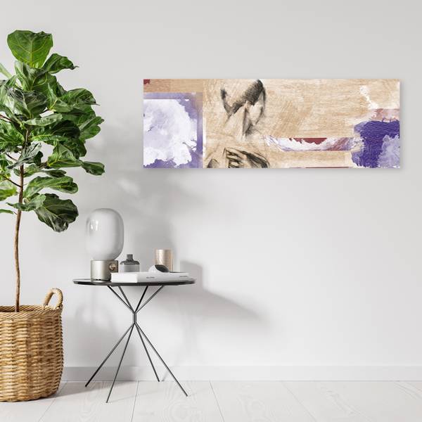 Wandbild frau 90 x 30 cm