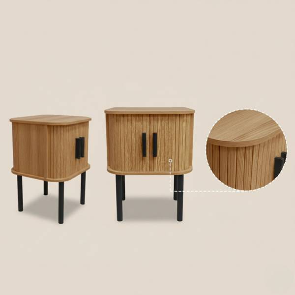 Nachttisch SCAVA Braun - Holzwerkstoff - 40 x 53 x 40 cm